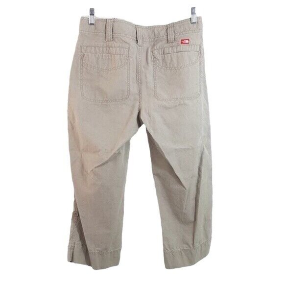 The North Face Womens Hiking Pants Khaki Size 8 Crop Ripstop Convertible AU4Q - Picture 4 of 6